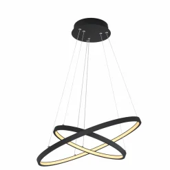 Globo Suspension LED Ralph, 2 lampes, noire| Suspensions Led|Suspensions