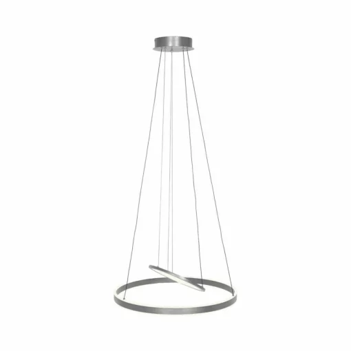 Steinhauer Suspension LED Ringlux, 3 lampes acier, Ø 60 cm| Suspensions Led|Suspensions