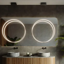 SOLLUX LIGHTING Suspension LED Rio 55 verticale 3 000 K noire| Suspensions Led|Suspensions