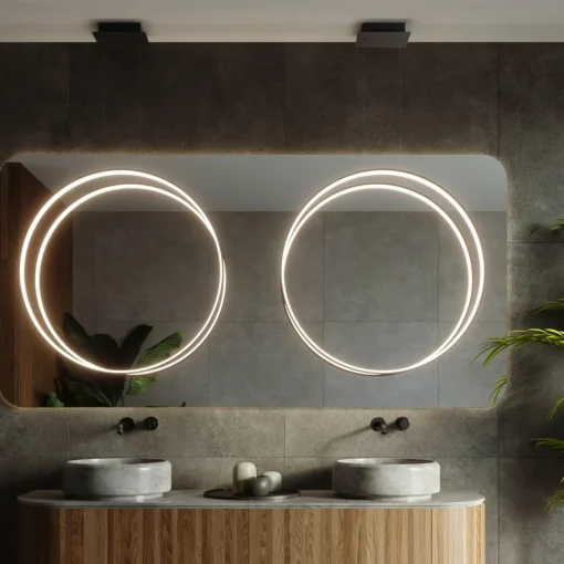 SOLLUX LIGHTING Suspension LED Rio 55 verticale 3 000 K noire| Suspensions Led|Suspensions