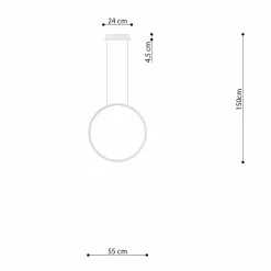SOLLUX LIGHTING Suspension LED Rio 55 verticale 3 000 K noire| Suspensions Led|Suspensions