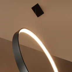 SOLLUX LIGHTING Suspension LED Rio 55 verticale 3 000 K noire| Suspensions Led|Suspensions