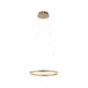 JUST LIGHT. Suspension LED Ritus, Ø 39,3cm, laiton mat| Suspensions Led|Suspensions