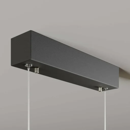 quitani Suspension LED Rothfels Lexa, chêne/noir, longueur 78 cm| Suspensions Led|Suspensions