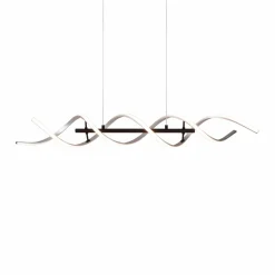 Trio Lighting Suspension LED Sequence, dimmable, CCT, alu| Suspensions Led|Suspensions