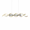 Trio Lighting Suspension LED Sequence, intensité lumineuse variable, CCT, laiton| Suspensions Led|Suspensions