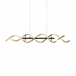Trio Lighting Suspension LED Sequence, intensité lumineuse variable, CCT, laiton| Suspensions Led|Suspensions