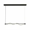Searchlight Suspension LED Serpent, noir/blanc, métal, intensité variable| Suspensions Led|Suspensions