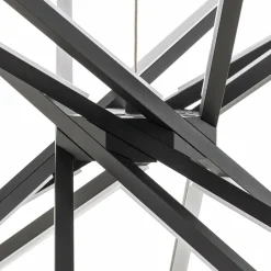 Eco-Light Suspension LED Shanghai à 8 lampes 4 000 K noire| Suspensions Led|Suspensions