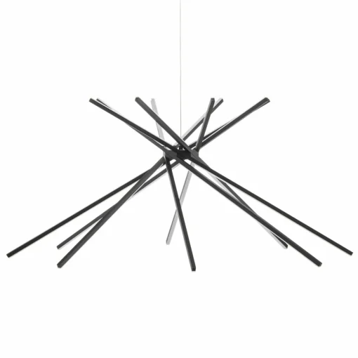 Eco-Light Suspension LED Shanghai à 8 lampes 4 000 K noire| Suspensions Led|Suspensions