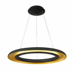 ACB ILUMINACIÓN Suspension LED Shiitake, noire/dorée| Suspensions Led|Suspensions