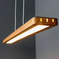 Eco-Light Suspension LED Solaris 3-Step-dim bois 70 cm| Suspensions Led|Suspensions