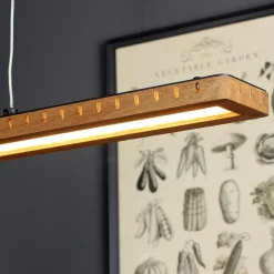 Eco-Light Suspension LED Solaris 3-Step-dim bois 70 cm| Suspensions Led|Suspensions