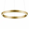 Knapstein Suspension LED Svea-40, capteur de gestes, dorée| Suspensions Led|Suspensions