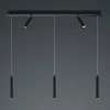 HELL Suspension LED Tom, à 5 lampes, noire| Suspensions Led|Suspensions