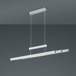 Trio Lighting Suspension LED Trajan, 2.700-5.000K, nickel mat| Suspensions Led|Suspensions