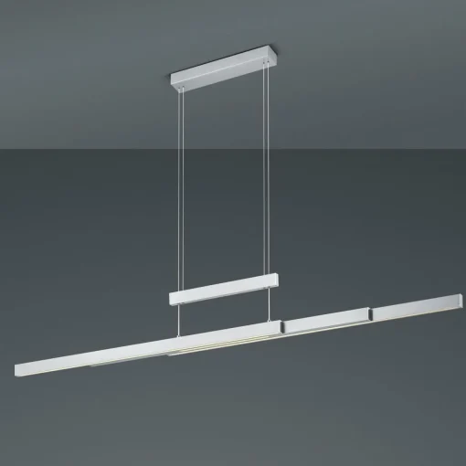 Trio Lighting Suspension LED Trajan, 2.700-5.000K, nickel mat| Suspensions Led|Suspensions