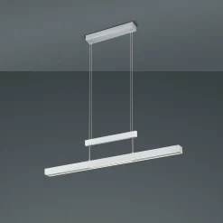 Trio Lighting Suspension LED Trajan, 2.700-5.000K, nickel mat| Suspensions Led|Suspensions