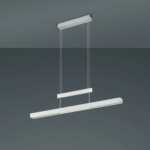 Trio Lighting Suspension LED Trajan, 2.700-5.000K, nickel mat| Suspensions Led|Suspensions