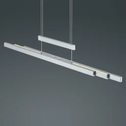 Trio Lighting Suspension LED Trajan, 2.700-5.000K, nickel mat| Suspensions Led|Suspensions