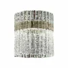 Masiero Suspension LED Vegas Double Round, Ø 40 cm, verre cristal| Suspensions Led|Suspensions