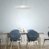 Fabas Luce Suspension LED Vela, blanc, Oval, 59 cm x 43 cm| Suspensions Led|Suspensions