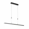 FISCHER & HONSEL Suspension LED Vitan, noir sable, longueur 115 cm, à 2 lampes, CCT| Suspensions Led|Suspensions