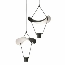 Masiero Suspension LED Vollee S1 P, 44 cm, down, noire| Suspensions Led|Suspensions