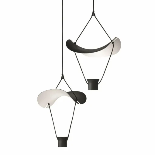 Masiero Suspension LED Vollee S1 P, 44 cm, down, noire| Suspensions Led|Suspensions
