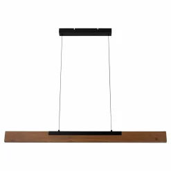 Näve Suspension LED Wilma, bois, longueur 122 cm, intensité variable| Suspensions Led|Suspensions