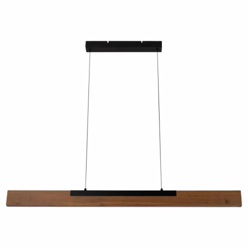 Näve Suspension LED Wilma, bois, longueur 122 cm, intensité variable| Suspensions Led|Suspensions