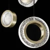 Sil-Lux Suspension LED Yo-Yo, à 6 lampes, noire/dorée| Suspensions Led|Suspensions
