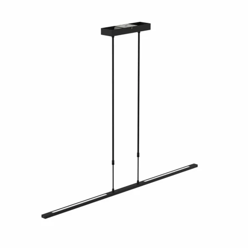 Steinhauer Suspension LED Zelena, noir, longueur 122cm, métal, CCT| Suspensions Led|Suspensions