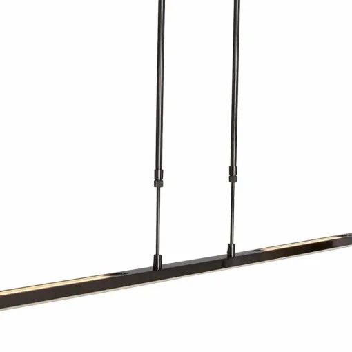 Steinhauer Suspension LED Zelena, noir, longueur 122cm, métal, CCT| Suspensions Led|Suspensions