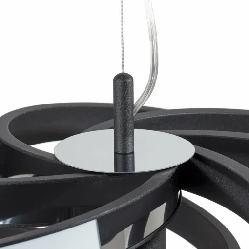 Domiluce Suspension LED Zoya décorative, noire| Suspensions Led|Suspensions