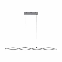 Lucande Suspension linéaire LED Roan, en forme de vague| Suspensions Led|Suspensions