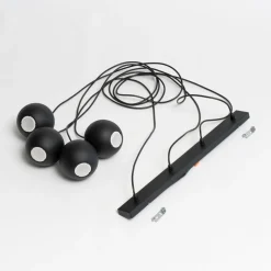 HELAM Suspension Midnight en noir 4 lampes long| Suspensions Led|Suspensions