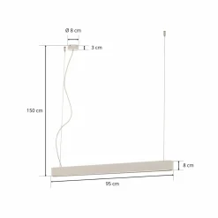 Nowodvorski Lighting Suspension Soft blanc 95 cm| Suspensions Led|Suspensions