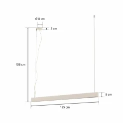 Nowodvorski Lighting Suspension Soft blanc 125 cm| Suspensions Led|Suspensions