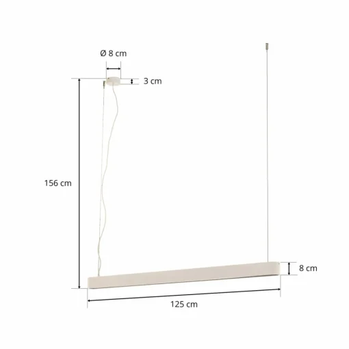 Nowodvorski Lighting Suspension Soft blanc 125 cm| Suspensions Led|Suspensions