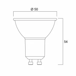 Sylvania réflecteur LED GU10 2,2W 4 000K 350lm dim| Lampes Led À Intensité Variable|Ampoules Led