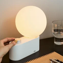Tala lampe à poser Alumina, Globe, dim-to-warm, blanc craie| Lampes À Poser Led|Lampes À Poser Et Lampes De Table