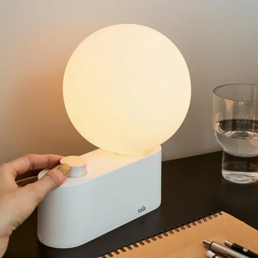 Tala lampe à poser Alumina, Globe, dim-to-warm, blanc craie| Lampes À Poser Led|Lampes À Poser Et Lampes De Table