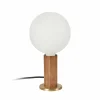 Tala lampe à poser Knuckle, ampoule globe opale, noyer| Lampes À Poser Led|Lampes À Poser Et Lampes De Table
