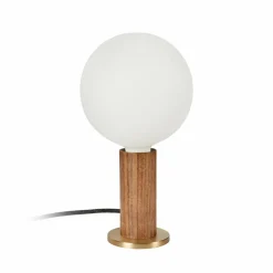 Tala lampe à poser Knuckle, ampoule globe opale, noyer| Lampes À Poser Led|Lampes À Poser Et Lampes De Table