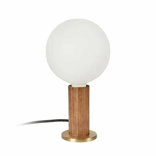 Tala lampe à poser Knuckle, ampoule globe opale, noyer| Lampes À Poser Led|Lampes À Poser Et Lampes De Table