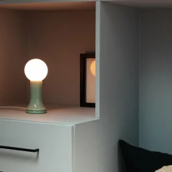 Tala lampe à poser Shore, verre, ampoule LED E27 Globe, vert| Lampes À Poser Led|Lampes À Poser Et Lampes De Table