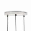 Tala Suspension Triple Pendant ronde, E27 claire, blanc/graphite| Suspensions Led|Suspensions