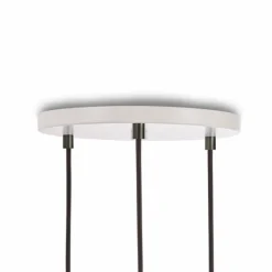 Tala Suspension Triple Pendant ronde, E27 claire, blanc/graphite| Suspensions Led|Suspensions