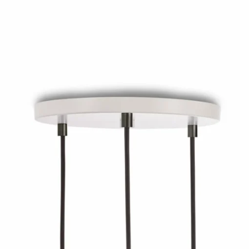 Tala Suspension Triple Pendant ronde, E27 claire, blanc/graphite| Suspensions Led|Suspensions